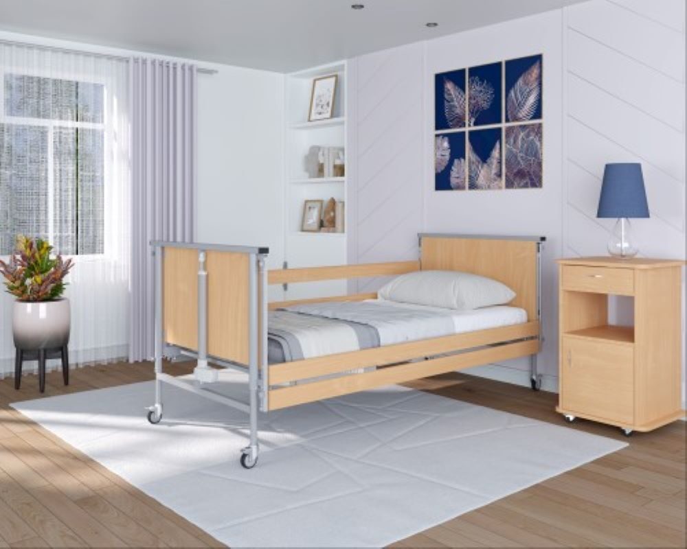DREAM-TIM_5 Pat electric medical pentru pacienti/bolnavi, cadrul metalic, 212 x 102 cm, Timago - imagine 4