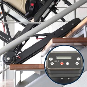 Scaun cu rotile electric pentru urcare si coborare scari, negru, KMINA 2 K40067 12