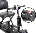 Scuter/carucior electric pentru adulti sau persoane cu dizabilitati, pliabil, negru, KMINA - imagine 2