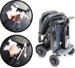 Scuter/carucior electric pentru adulti sau persoane cu dizabilitati, pliabil, negru, KMINA - imagine 3
