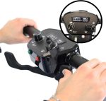 Scuter/carucior electric pentru adulti sau persoane cu dizabilitati, pliabil, negru, KMINA - imagine 5