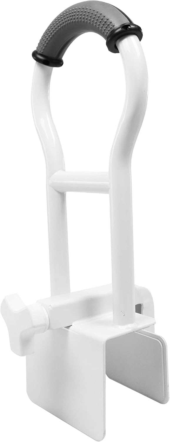 Maner de siguranta pentru cada, bara de sprijin cu protectie capitonata gri, reglabil 9-17 cm, 110 kg, KMINA