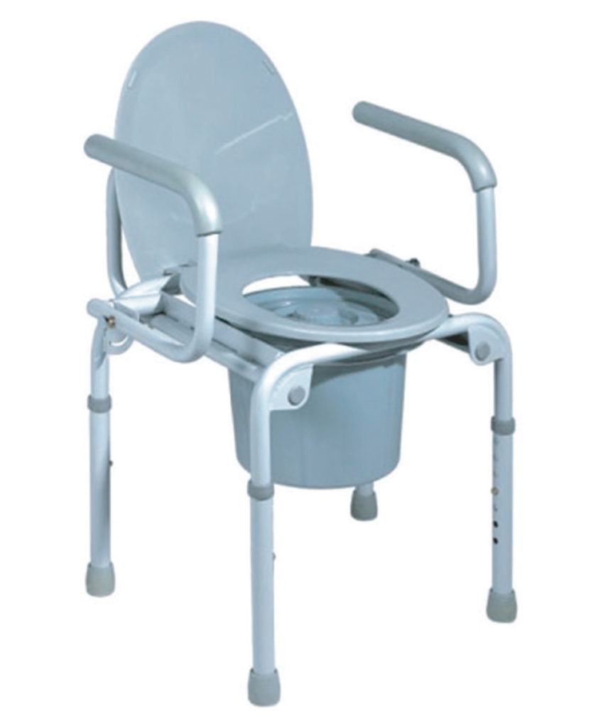 Scaun cu toaleta de camera, reglabil pe inaltime, manere rabatabile, Atilim