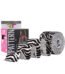 Banda kinesiologica premium REA Tape 5cm x 5m cu extra adeziv pentru sportivi model Zebra