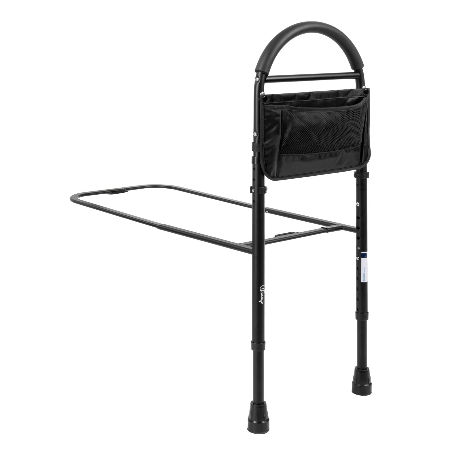 Bara de sustinere pentru pat, reglabila, neagra, Timago