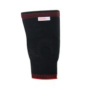 Orteza pentru genunchi cu suport rotula, material textil, neagra, marimea M, ThermoCy