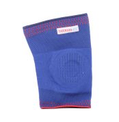 Orteza genunchi cu suport rotula pentru copii, material textil, albastra, marimea M, ThermoCy