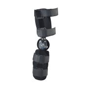 Orteza pentru genunchi cu reglaj unghiular, telescopica neagra