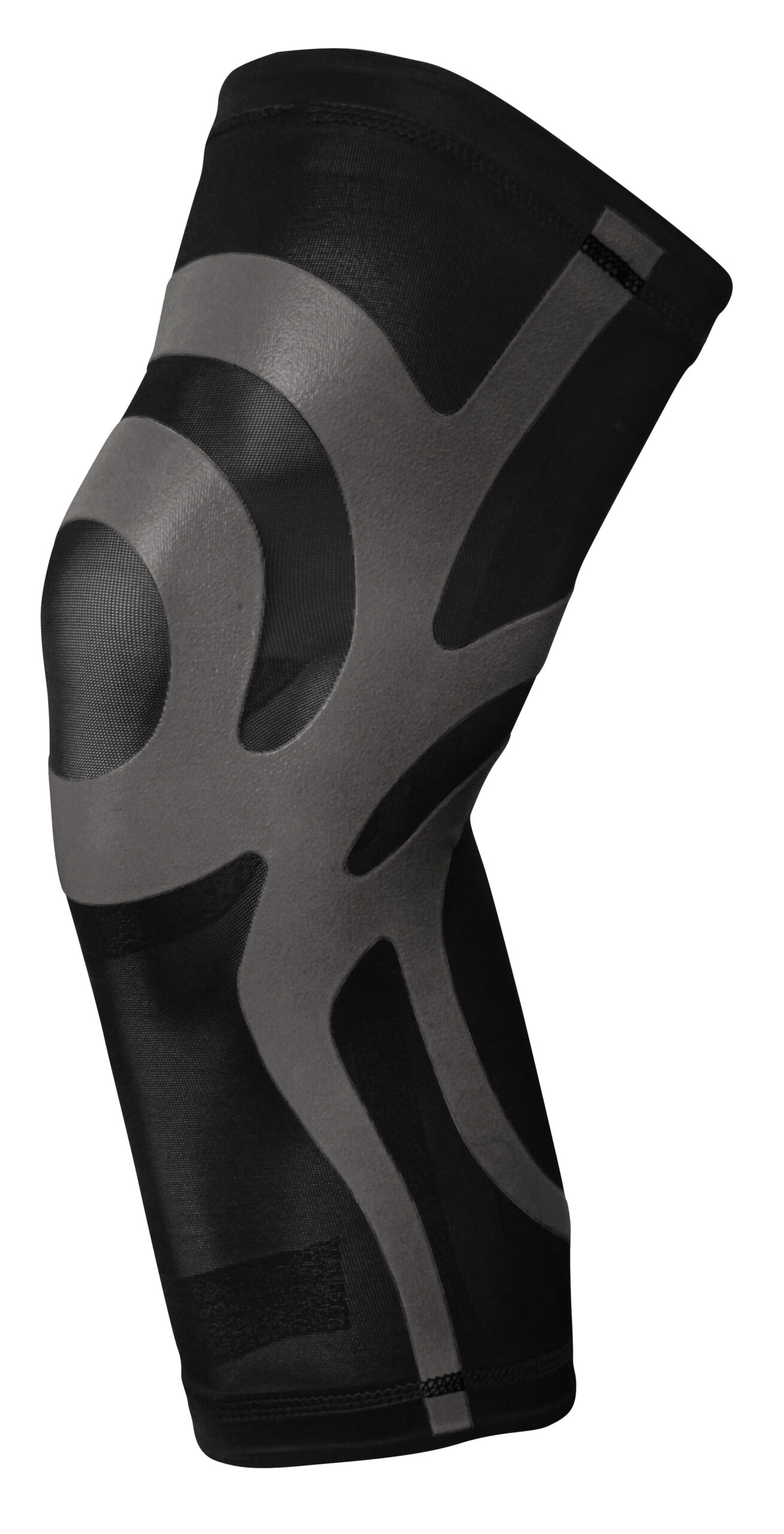 Orteza elastica pentru genunchi ultra-subtire, cu banda de silicon, ultra-breath, neagra marimea S Antar