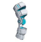 Orteza pentru genunchi cu reglaj unghiular si telescopic/ortopedic/profesional, gri, Orthoteh marimea M