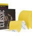 Banda kinesiologica premium REA Tape 5cm x 5m cu extra adeziv pentru sportivi culoare Galben