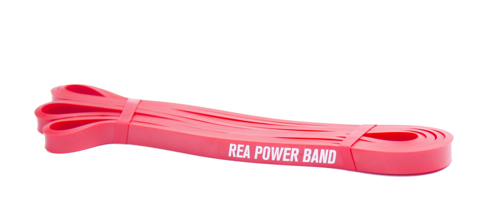 Banda elastica de cauciuc REA Tape pentru exercitii, antrenament, forta, coordonare, mobilitate, rosu rezistenta 7-11kg