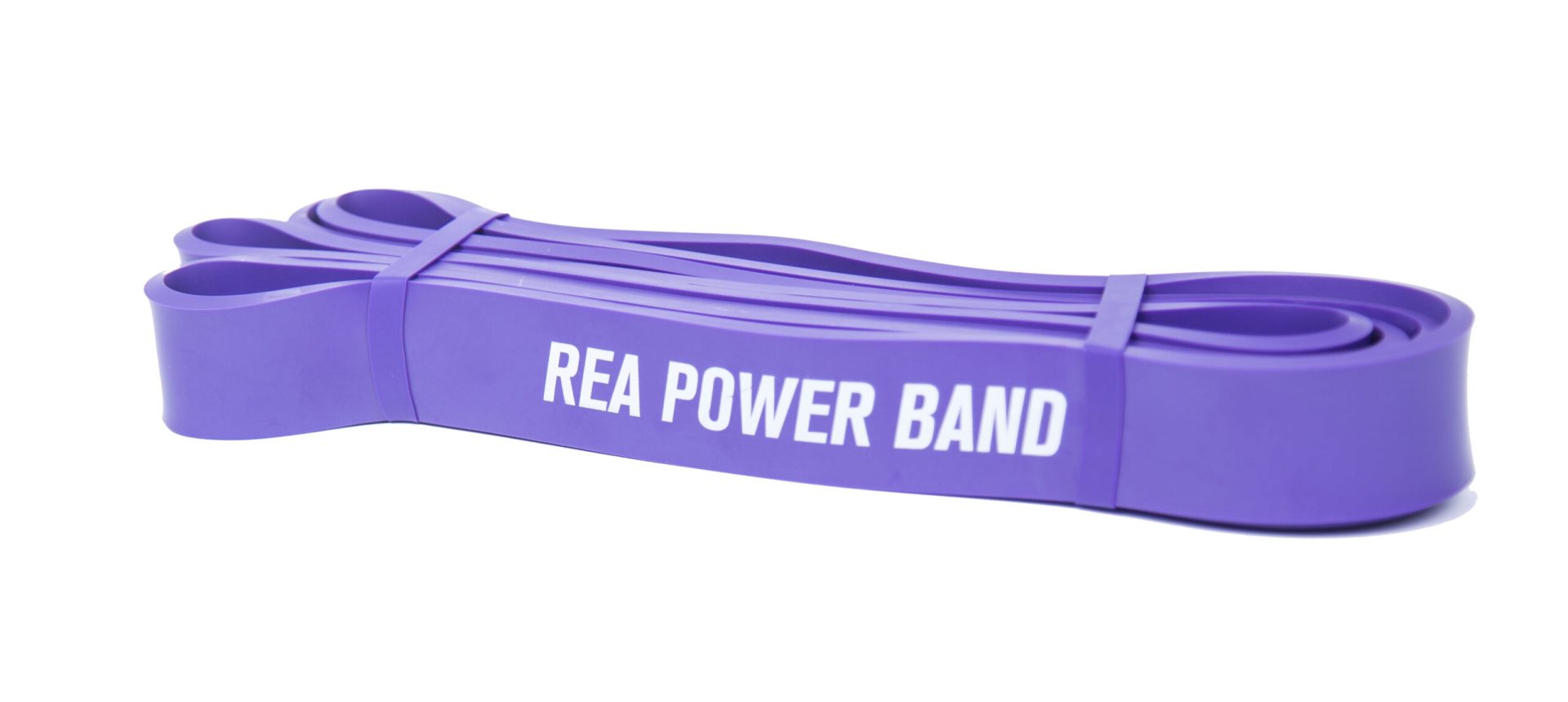 Banda elastica de cauciuc REA Tape pentru exercitii, antrenament, forta, coordonare, mobilitate, violet rezistenta 45-54kg