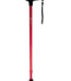 Baston din aluminiu, reglabil, ultrausor, curelusa, rosu Vitility